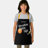 Pumpkin Spice Life & Name- voor Small Schort (Insitu)