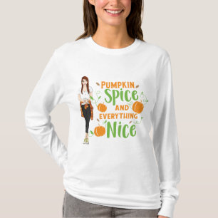 Pumpkin Spice Long Slaper T-shirt