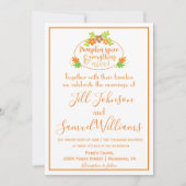 Pumpkin Spice Lovely Wedding Kaart (Voorkant)