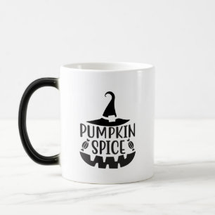Pumpkin Spice met een Jack-O-Lantern heks Magische Mok