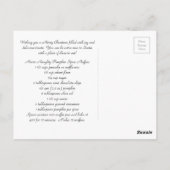 Pumpkin Spice Muffin Recipe Kerstmis Briefkaart (Achterkant)