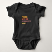 Pumpkin Spice Reproductive Rights Feminist Rights Romper (Voorkant)
