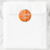 Pumpkin Spice Ronde Sticker (Tas)
