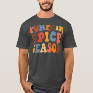 Pumpkin Spice Season Funny Autumn Herfst Season Ha T-shirt