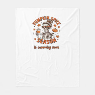 Pumpkin Spice Season komt binnenkort naar Hallowee Fleece Deken