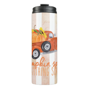 Pumpkin Spice Season Vintage Truck Thermosbeker