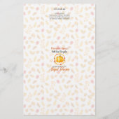 Pumpkin Spice Soap Packaging Wrapper | Lijnpapier (Voorkant)