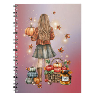 Pumpkin Spice Sparkle Notebook Notitieboek