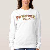 Pumpkin Spice Trendy Herfst Varsity Sweatshirt (Voorkant)