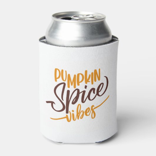 Pumpkin Spice Vibes Blikjeskoeler (Blikje Voorkant)