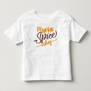 Pumpkin Spice Vibes Kinder Shirts
