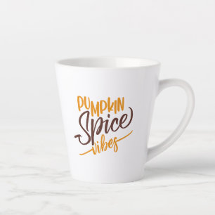 Pumpkin Spice Vibes Latte Mok
