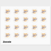 Pumpkin Spice Vibes Ronde Sticker (Vel)