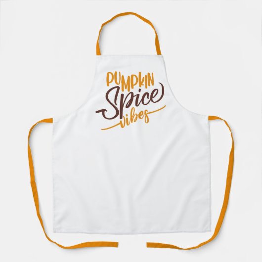 Pumpkin Spice Vibes Schort (Voorkant)