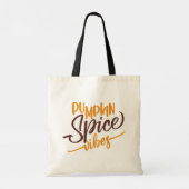 Pumpkin Spice Vibes Tote Bag (Achterkant)