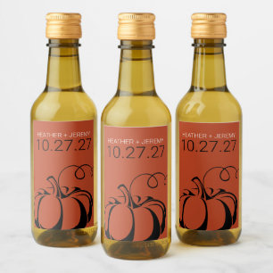 Pumpkin Spice Wijn Etiket