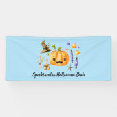 Pumpkin Spooktacular Halloween Bash Blue Spandoek (Horizontaal)