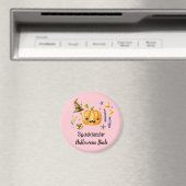 Pumpkin Spooktacular Halloween Bash Pink Magneet (Insitu (Vaatwasser))