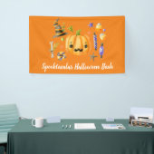 Pumpkin Spooktacular Halloween Bash Sinaasappel Spandoek (Beurs)