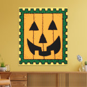 Pumpkin Stamp Canvas Afdruk (Insitu (Woonkamer))