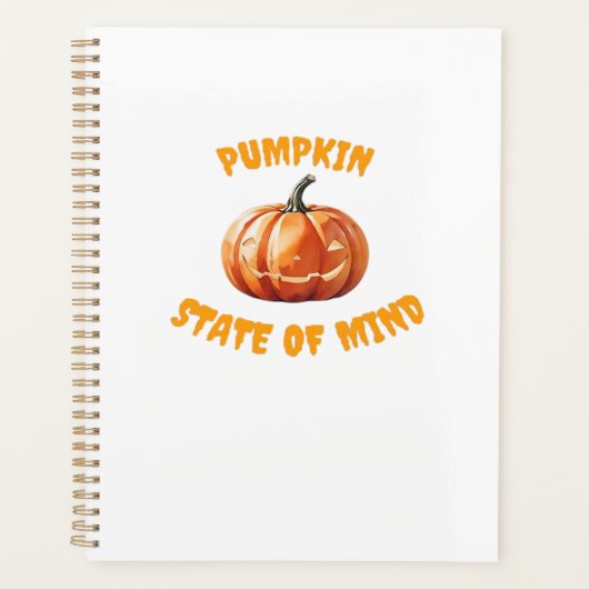 Pumpkin State of Mind - Halloween Oversized T-Shir (Devant)
