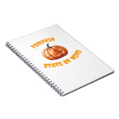 Pumpkin State of Mind - Halloween Oversized T-Shir Notitieboek (Rechterzijde)