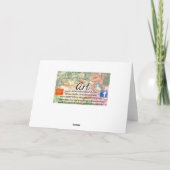 Pumpkin Stroll Feestdagen Kaart (Achterkant)