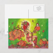 Pumpkin Surprise-Briefkaart Briefkaart (Voorkant / Achterkant)