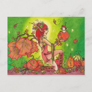 Pumpkin Surprise-Briefkaart Briefkaart