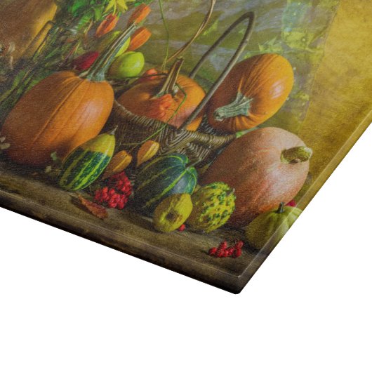 Pumpkin-tabel voor de Herfst in de halloween Autum Snijplank (Hoek)