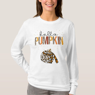 Pumpkin Tee shirt met pompoen
