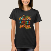 Pumpkin Thankful Grateful Blessed Dancer Autumn Fa T-shirt (Voorkant)