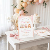 Pumpkin Train 2nd Birthday Invitation