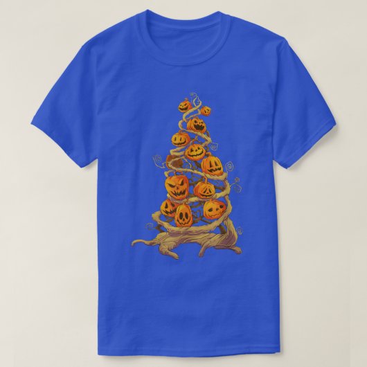 Pumpkin Tree Patch Jackolantern Fall Autumn Hallow T-shirt (Design voorkant)