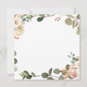 Pumpkin Truck 30th Birthday Party Rustic Floral Kaart (Achterkant)