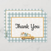 Pumpkin Truck Hartelijk dank Briefkaart (Voorkant / Achterkant)