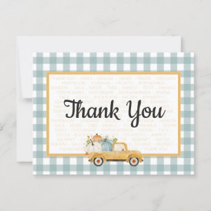 Pumpkin Truck Hartelijk dank Briefkaart
