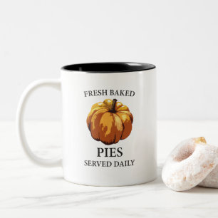 Pumpkin - Vers gelekte papies Tweekleurige Koffiemok