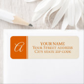 Pumpkin Vines Retour Address Label (Insitu)