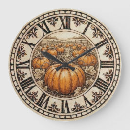  Pumpkin - Wall Clock  Grote Klok