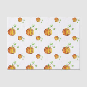 Pumpkin-waterkleurpatroon Tissuepapier