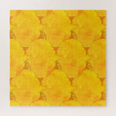 Pumpkin Waterverf Pattern Painting Legpuzzel (Horizontaal)