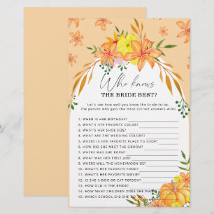 Pumpkin - Wie weet de bruid beste spel