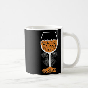 Pumpkin Wine Gl Spider Webkostuum Easy Halloween Koffiemok