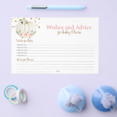 Pumpkin Wishes en Advies Baby shower Game Flyer (Enkel)
