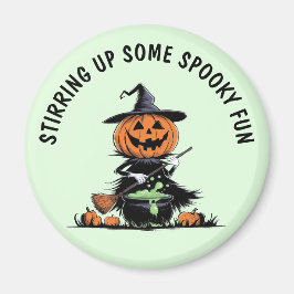 Pumpkin Witch Magneet