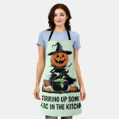 Pumpkin Witch Schort (Gedragen)