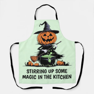Pumpkin Witch Schort