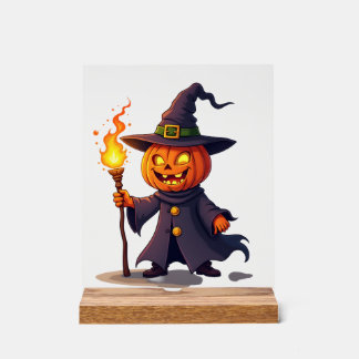 Pumpkin Wizard � Magical Halloween Sorcerer Tee
