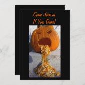 PUMPKING HALLOWEEN INVITE KAART (Voorkant / Achterkant)